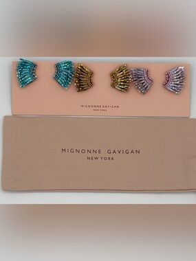NWT Mignonne Gavigan Micro Madeline Earrings Gift Set
